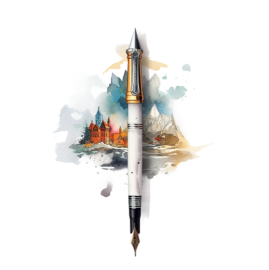 Creative storytelling with artistic pen design