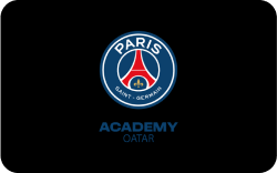 The Paris Saint-Germain Academy Qatar logo