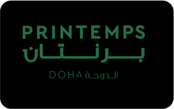 A green "Printemps" logo with Arabic text