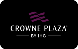 Crowne Plaza by IHG logo on black