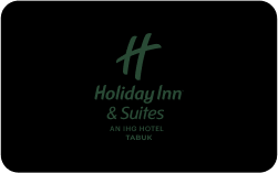 A dark image features "Holiday Inn & Suites" logo.