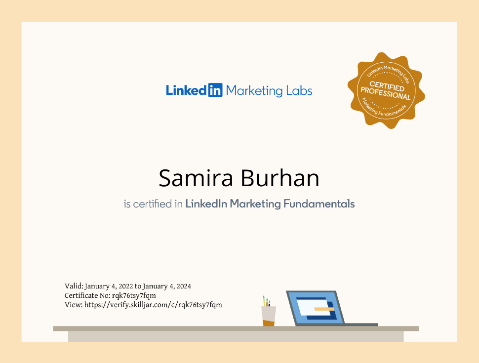LinkedIn Certificate 2